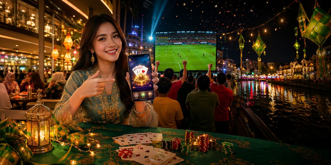 Pemain bertaruh bola sepak di Ipoh menyambut Hari Raya dengan 18yo